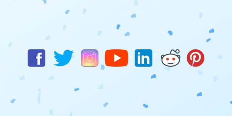 Add Social Media icons without plugins